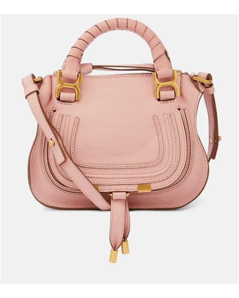 chloe paraty pink|chloe marcie small tote bag.